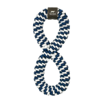 Tall Tails Dog Toy Braided Ring Navy 6