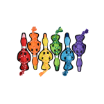 Multipet Dog Toy Cross Rope Duck 19