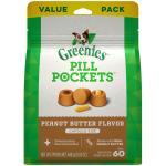 Greenies Dog Pill Pockets for Capsules Peanut Butter 15.8oz