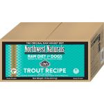 Northwest Frozen Dog Raw Trout Nuggets Bulk Box 15#