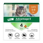 Advantage II Cat Flea & Tick Medication Small 5-9# 4pk