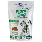 Vital Planet Dog Supplement Flora Dog 20 Billion CFU Soft Chew 30ct