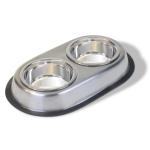 Van Ness Dog Bowl Stainless Steel Double Dish Large 64oz