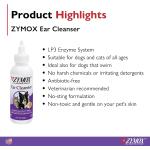 Zymox Grooming Supply Ear Cleanser 4oz