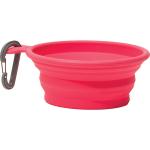 Messy Mutts Dog Collapsible Travel Bowl 3 cup Red