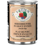 Fromm Wet Dog Can Shredded Pork in Gravy 12oz