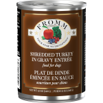 Fromm Wet Dog Can Shredded Turkey in Gravy 12oz