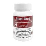 Quad-Worm Dog Med Dewormer Medium 21-45# 4ct