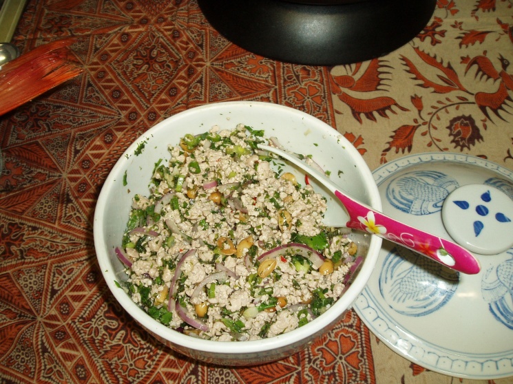 Recipe Thai Spicy Ground Chicken and Toasted Rice, 'Larb Gai' ImportFood