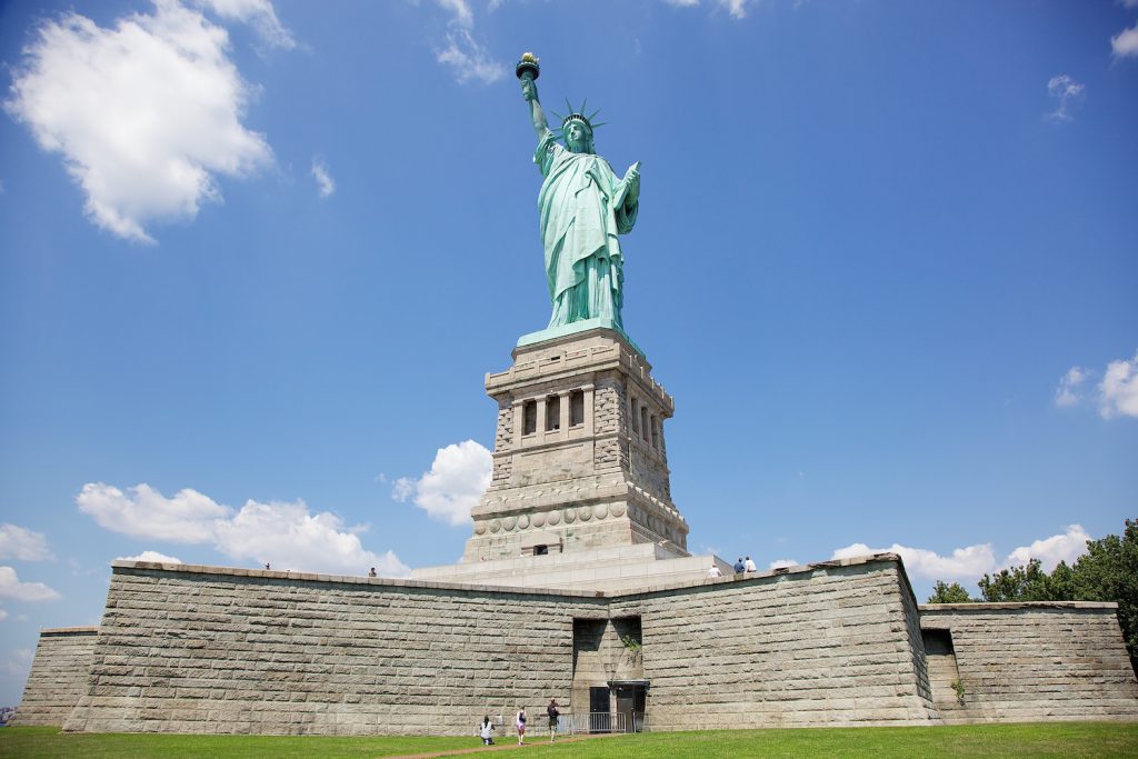 The Statue of Liberty is 305 feet from ground to tip of torch, only 37 feet taller than Glacier Girl's ice cocoon.