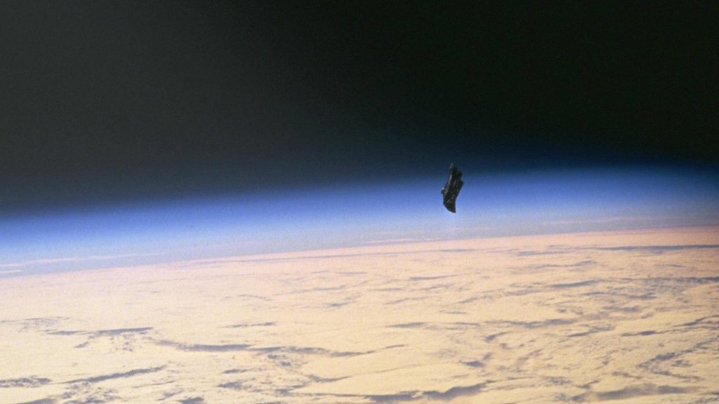 NASA image showing an item of "space debris"