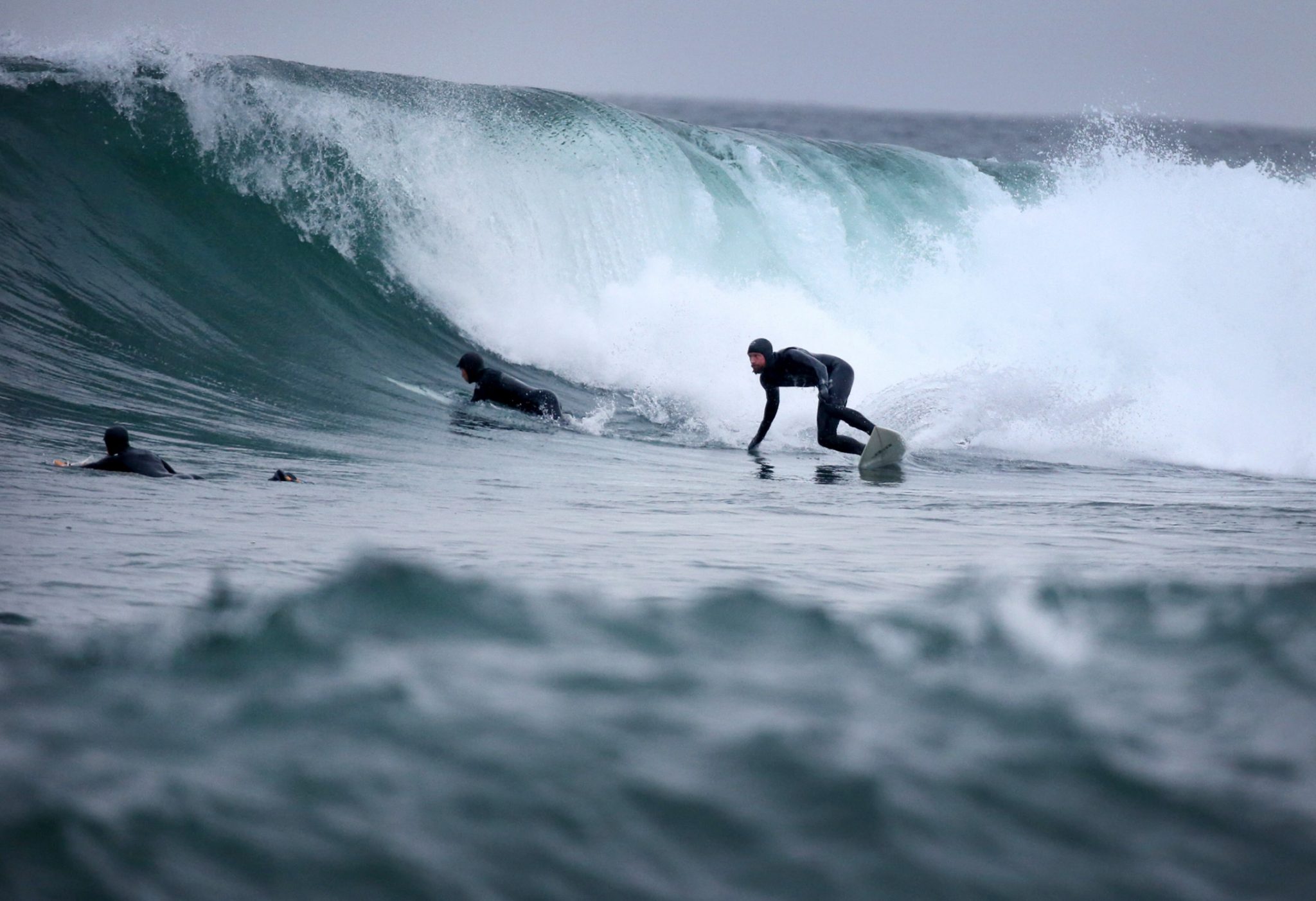 Great Lakes Winter Surfing Warm Wetsuits and Frigid Waters