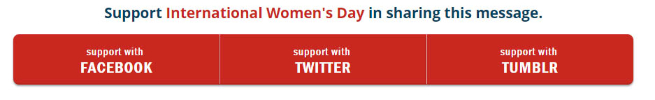 International Women's Day - #PressforProgress