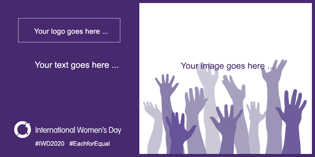 International Women's Day social media card download