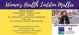 IWD Breakfast - Womens Health Loddon Mallee