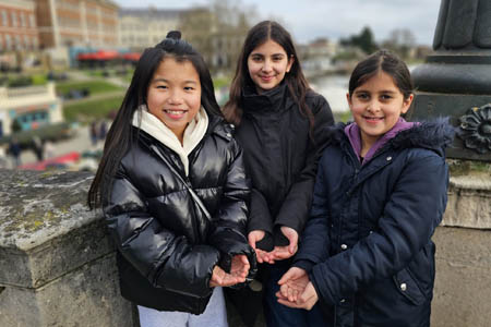 Young friends of Ingrid Chall