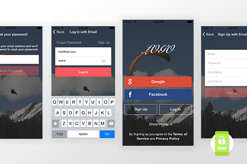 login 3 ionic login template ionic templates login screen templates