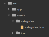 ionic assets folder