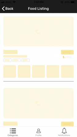 Ionic Skeleton Screens Ionic Skeleton Screens