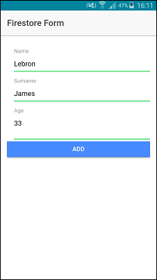 Firebase ionic example Firebase ionic example