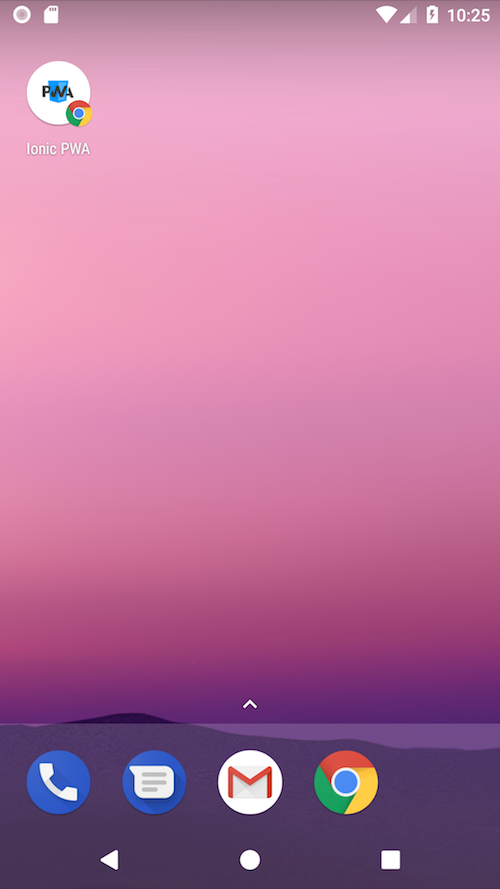 add pwa to homescreeen