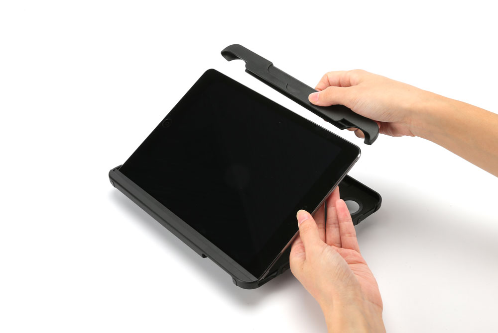 iPad Security Case with Lock and Stand for iPad Air 1, iPad 4, iPad 3