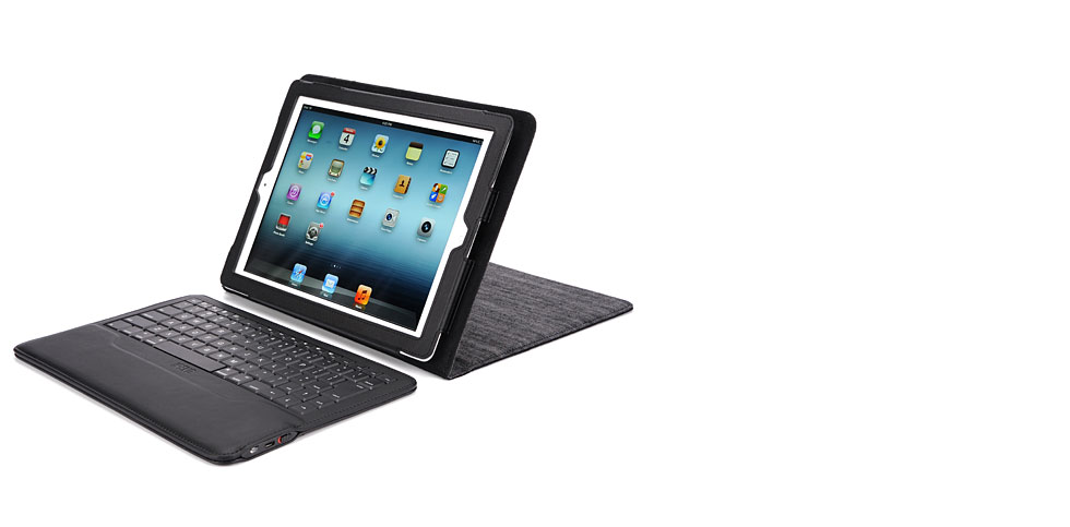 Typi Folio Case + Wireless Keyboard for iPad 4, iPad 3, and iPad 2