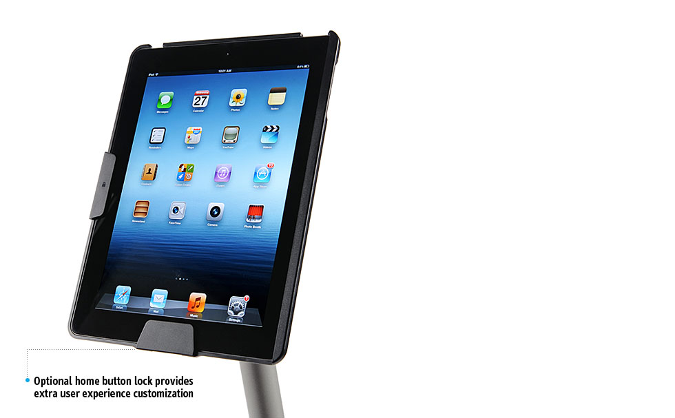 Perch Side Security Stand for iPad 4, iPad 3 and iPad 2 M Type