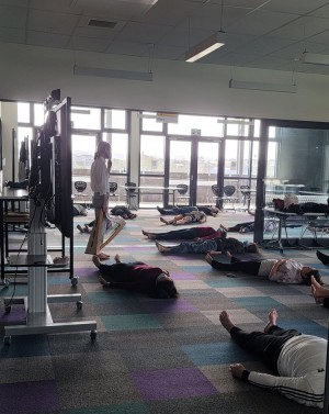 Project Leader Andrew Raba at a busy Auckland school