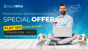 Press release distribution service