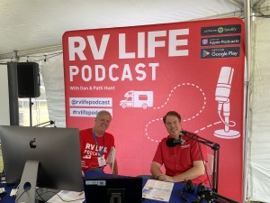 Dan Hunt and Andy Robinowitz of RV Life @ 2023 Florida RV Supershow