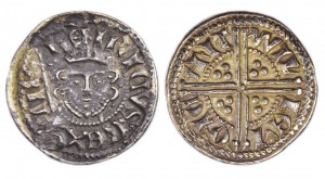 Henry III Unique two pence silver coin struck c. 1247