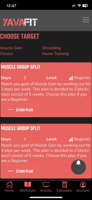 Check out more than 50+ workout plans