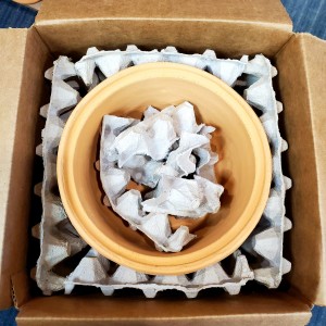 MEC pot packed using biodegradable packaging material