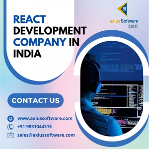 React development company in India axiusSoftware