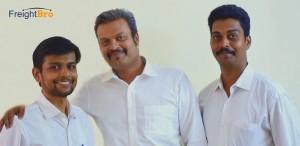 FreightBro Founders (L to R) Raghav, Anand, Mohammed