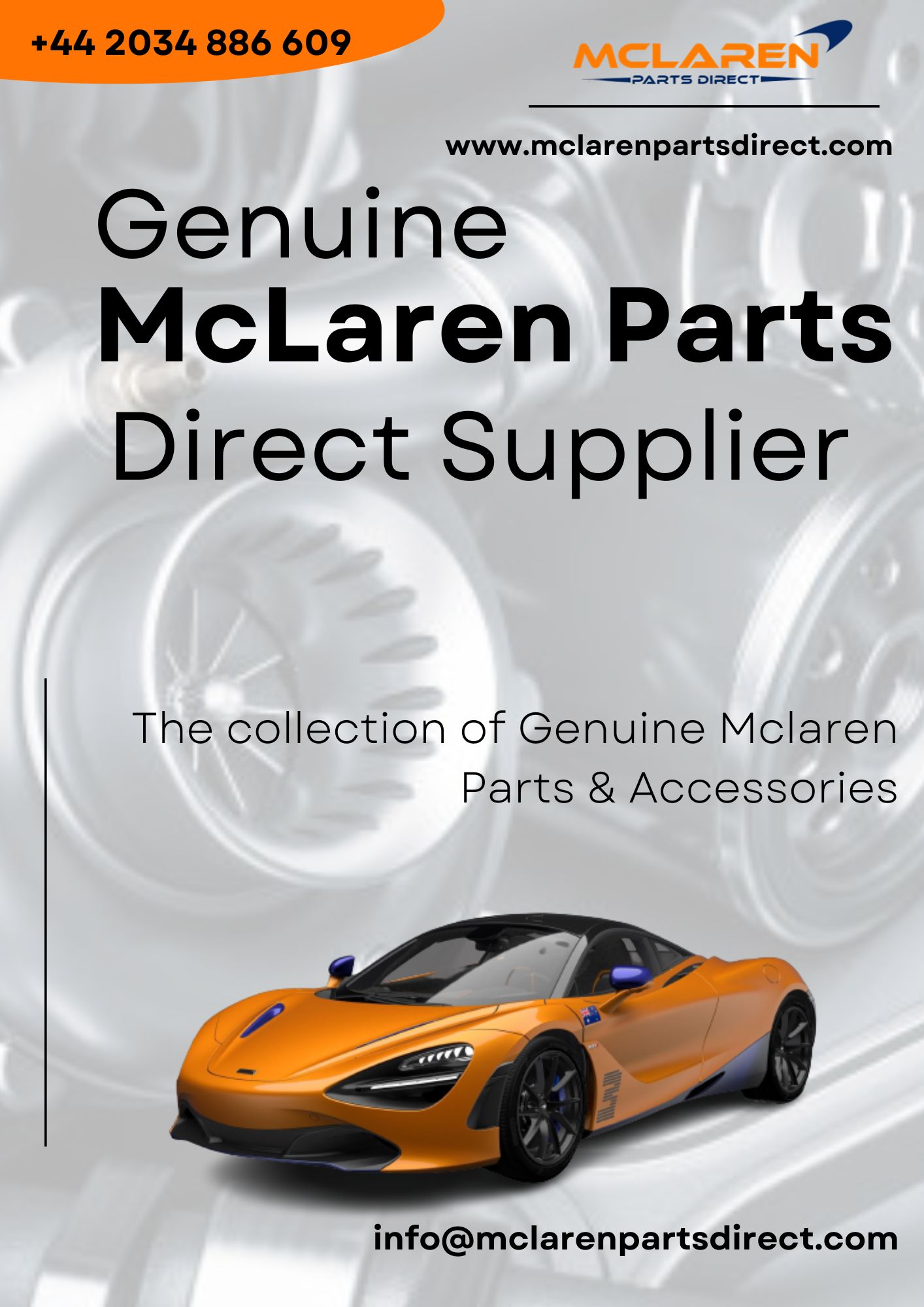 Worldwide shipping of Genuine McLaren Parts IssueWire