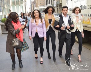 Designer Elie Balleh pose for the press