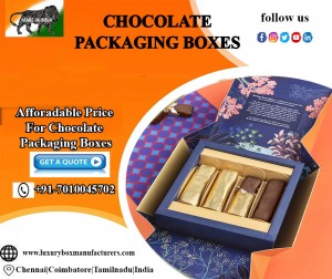 Chocolate packaging boxes