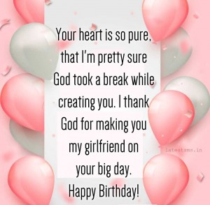 birthday wishes girlfriend