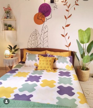 Klotthe Cotton Bedsheet