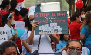 Peace Monument Attendees