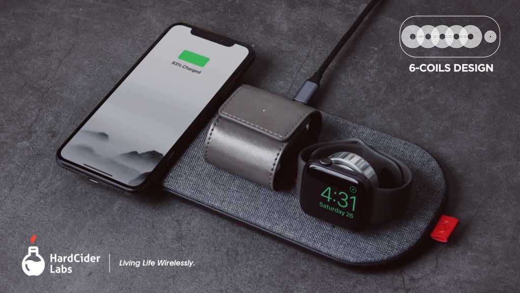 SliceCharge Pro can charge your iPhone Apple Watch AirPods at the same time SliceCharge Pro can charge your iPhone Apple Watch AirPods at the same time