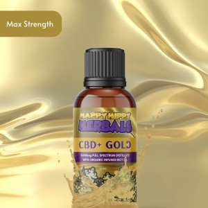 Happy Hippy Herbals Gold+ Label Strong Oil