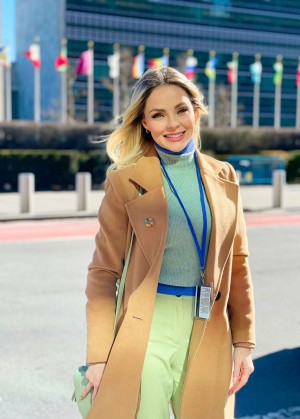 Mariluz Bermúdez: Unspoken Smiles representative to the United Nations