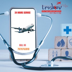 24 Hours services by Tridev Air Ambulance