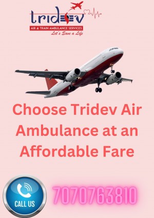 Hi Tech Emergency Tridev Air Ambulance