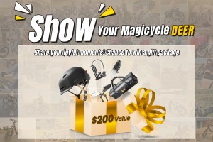 Giveaways for 100 Lucky Owners of Magicycle Deer Full Suspension Ebikes