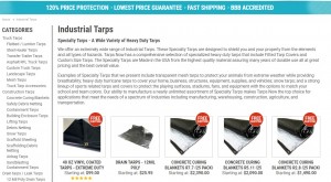 industrial tarps