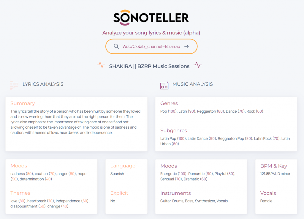 New Experimental Music AI Engine SONOTELLER Helps to Understand Songs Better - IssueWire